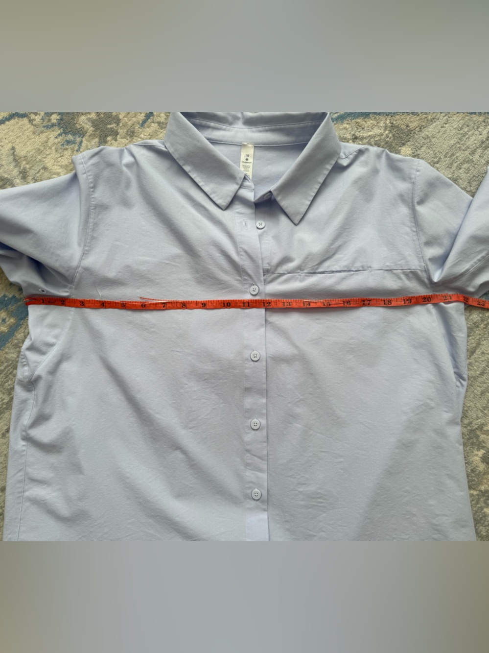 Lululemon Full Day Ahead Shirt Serene Blue - Picture 13 of 13